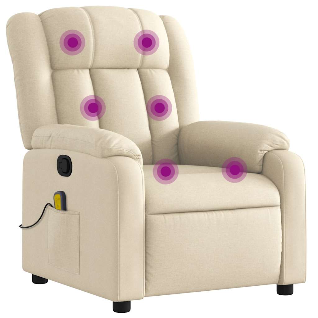 8721012203488_a_en_hd_1 vidaXL Massage Recliner Chair Cream Fabric - Image 2