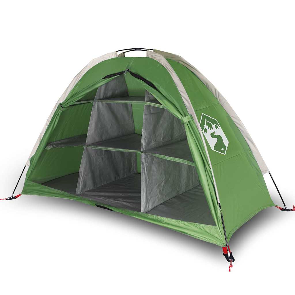 8721012208421_a_en_hd_1 vidaXL Storage Tent 9 Compartments Green Waterproof - Image 2