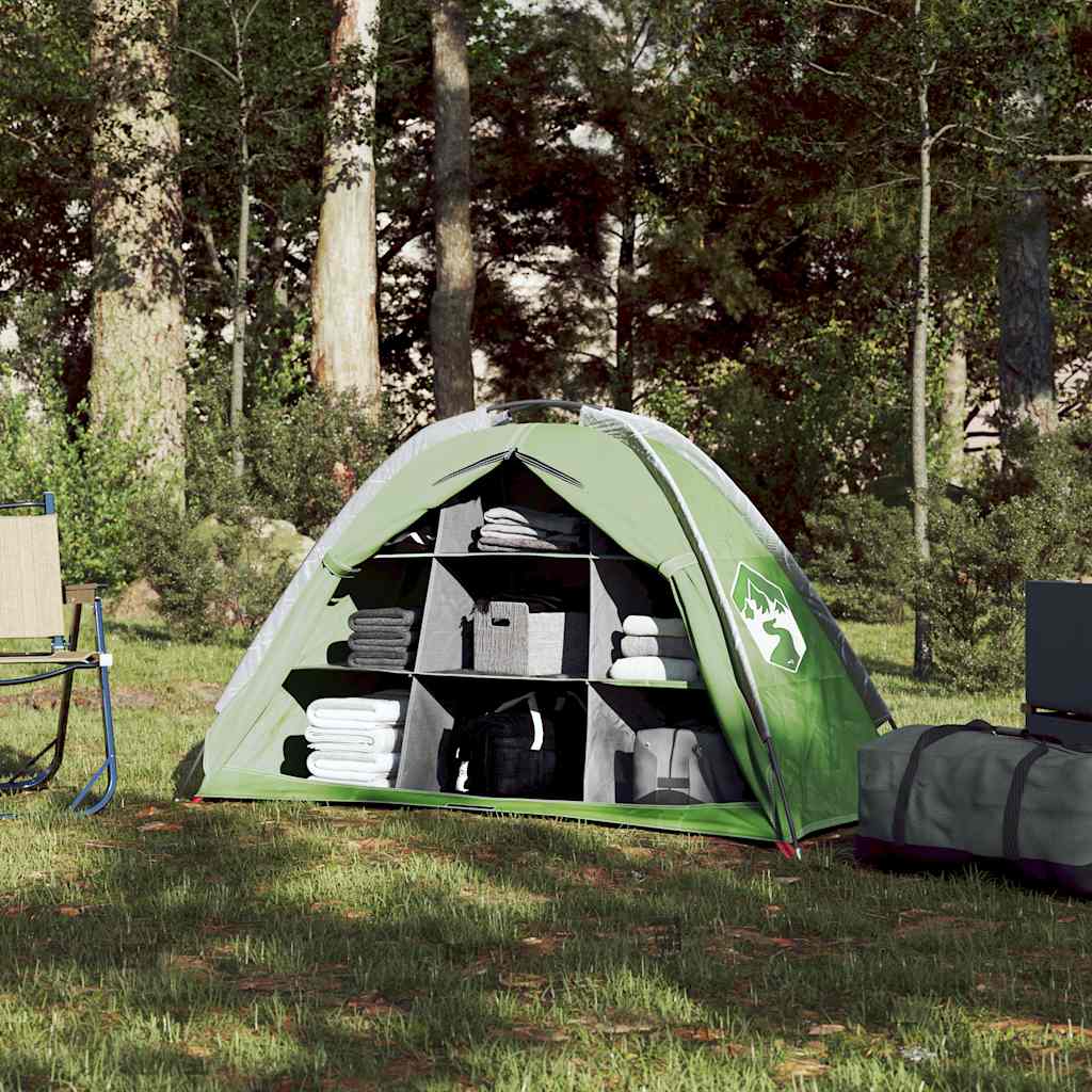 8721012208421_g_en_hd_1 vidaXL Storage Tent 9 Compartments Green Waterproof - Image 3