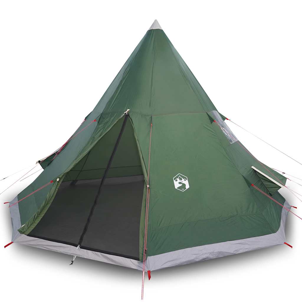 8721012208483_a_en_hd_1 vidaXL Camping Tent Tipi 4-Person Green Waterproof - Image 2