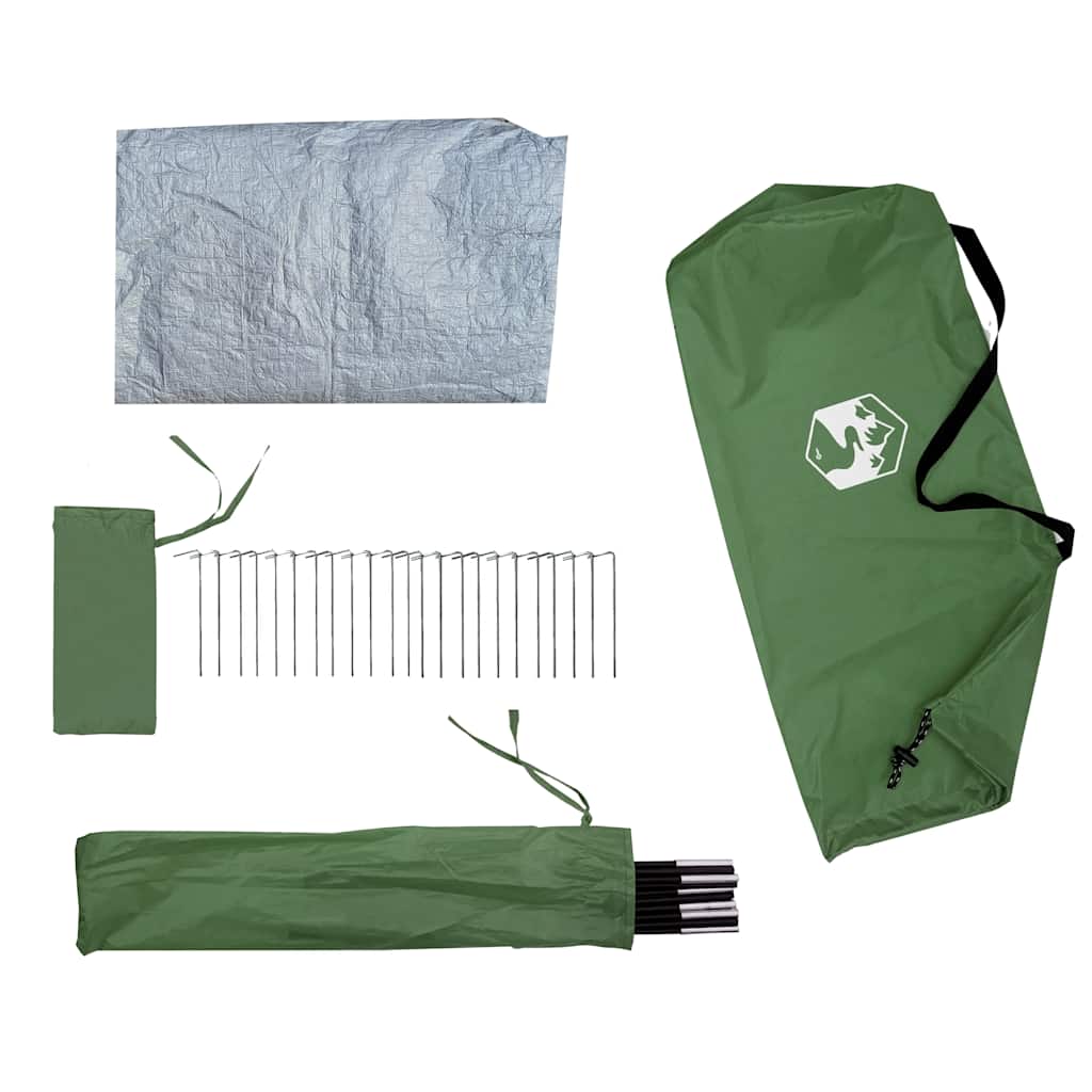 8721012208483_g_en_hd_10 vidaXL Camping Tent Tipi 4-Person Green Waterproof - Image 12
