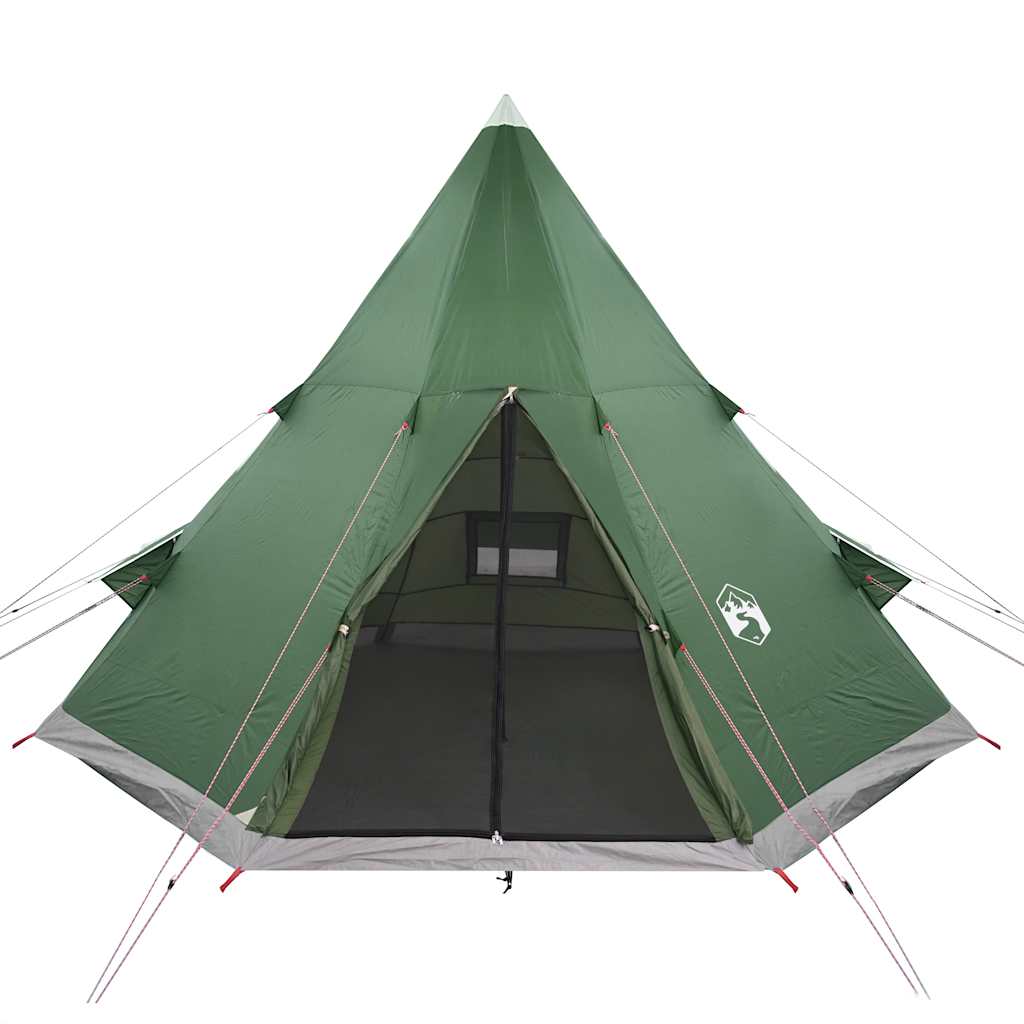 8721012208483_g_en_hd_3 vidaXL Camping Tent Tipi 4-Person Green Waterproof - Image 5