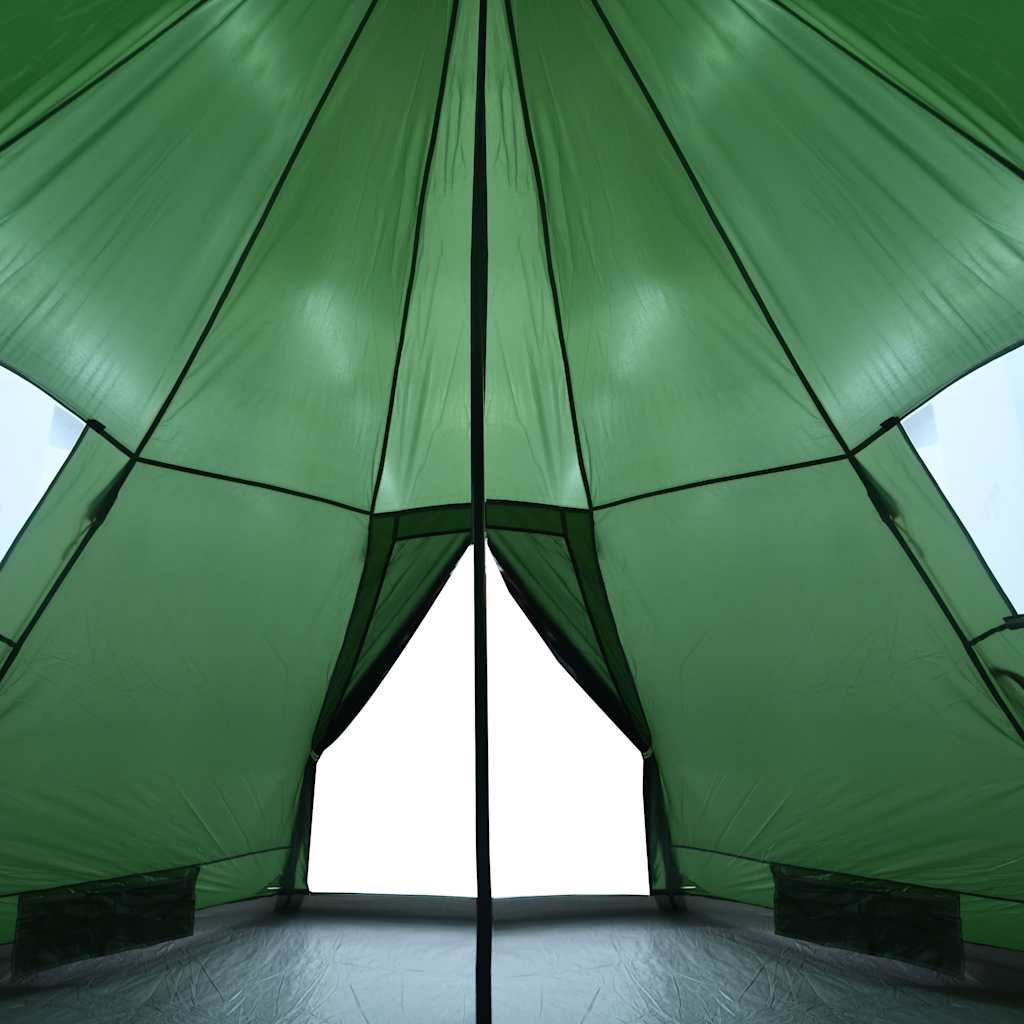 8721012208483_g_en_hd_7 vidaXL Camping Tent Tipi 4-Person Green Waterproof - Image 9
