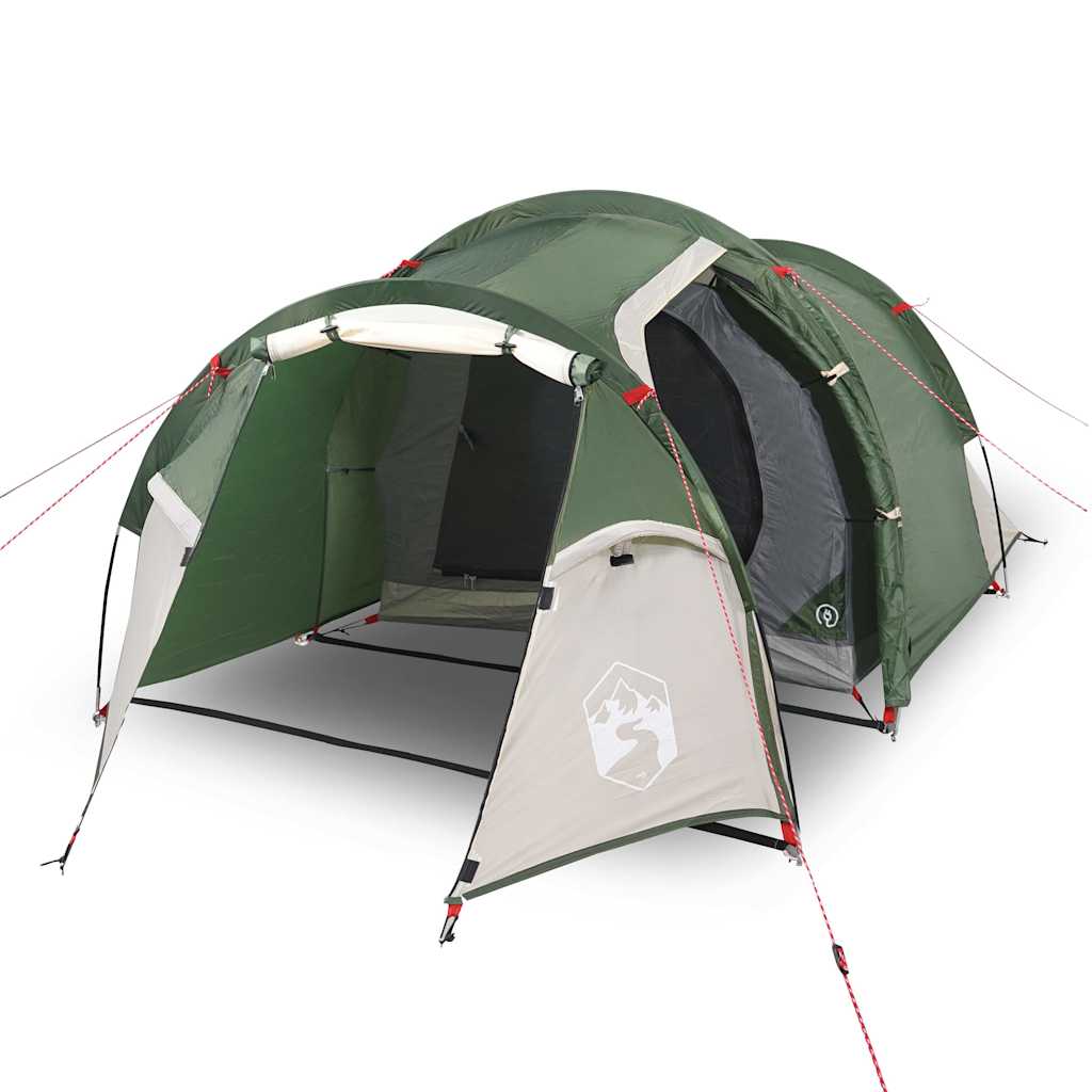 8721012208582_a_en_hd_1 vidaXL Camping Tent Tunnel 3-Person Green Waterproof - Image 2