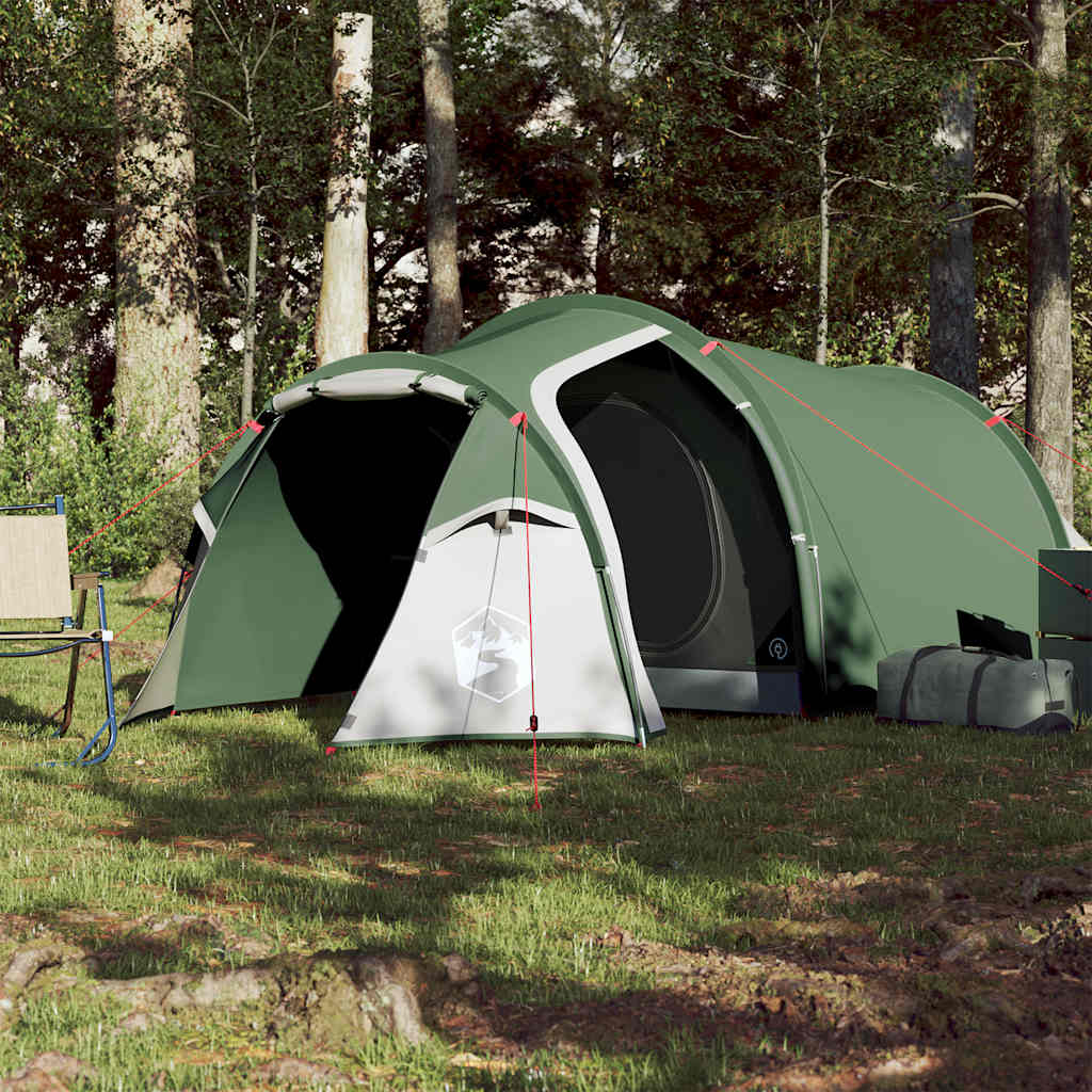 8721012208582_g_en_hd_1 vidaXL Camping Tent Tunnel 3-Person Green Waterproof - Image 3