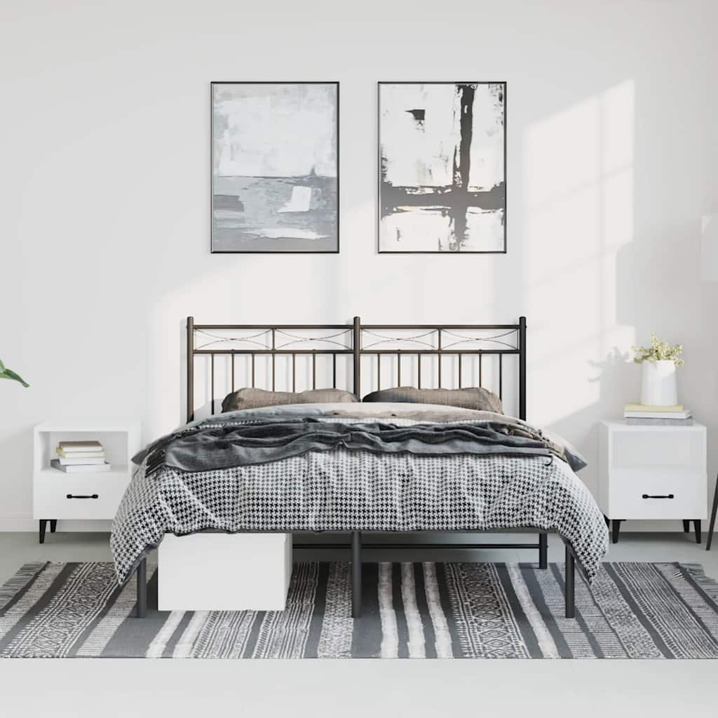 8721012210028_g_en_hd_1 vidaXL Metal Bed Frame without Mattress with Headboard Black 150x200 cm - Image 3
