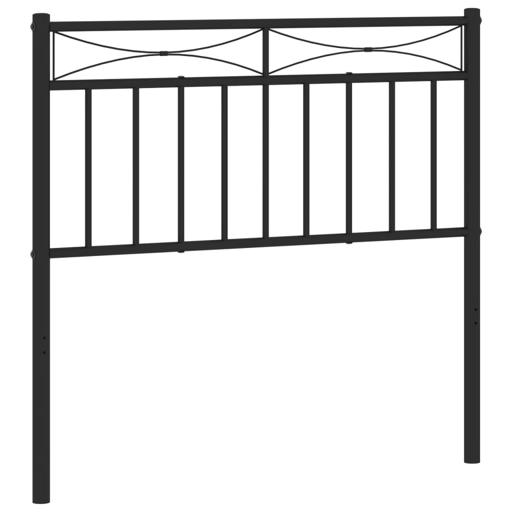 8721012210288_a_en_hd_1 vidaXL Metal Headboard Black 90 cm - Image 2