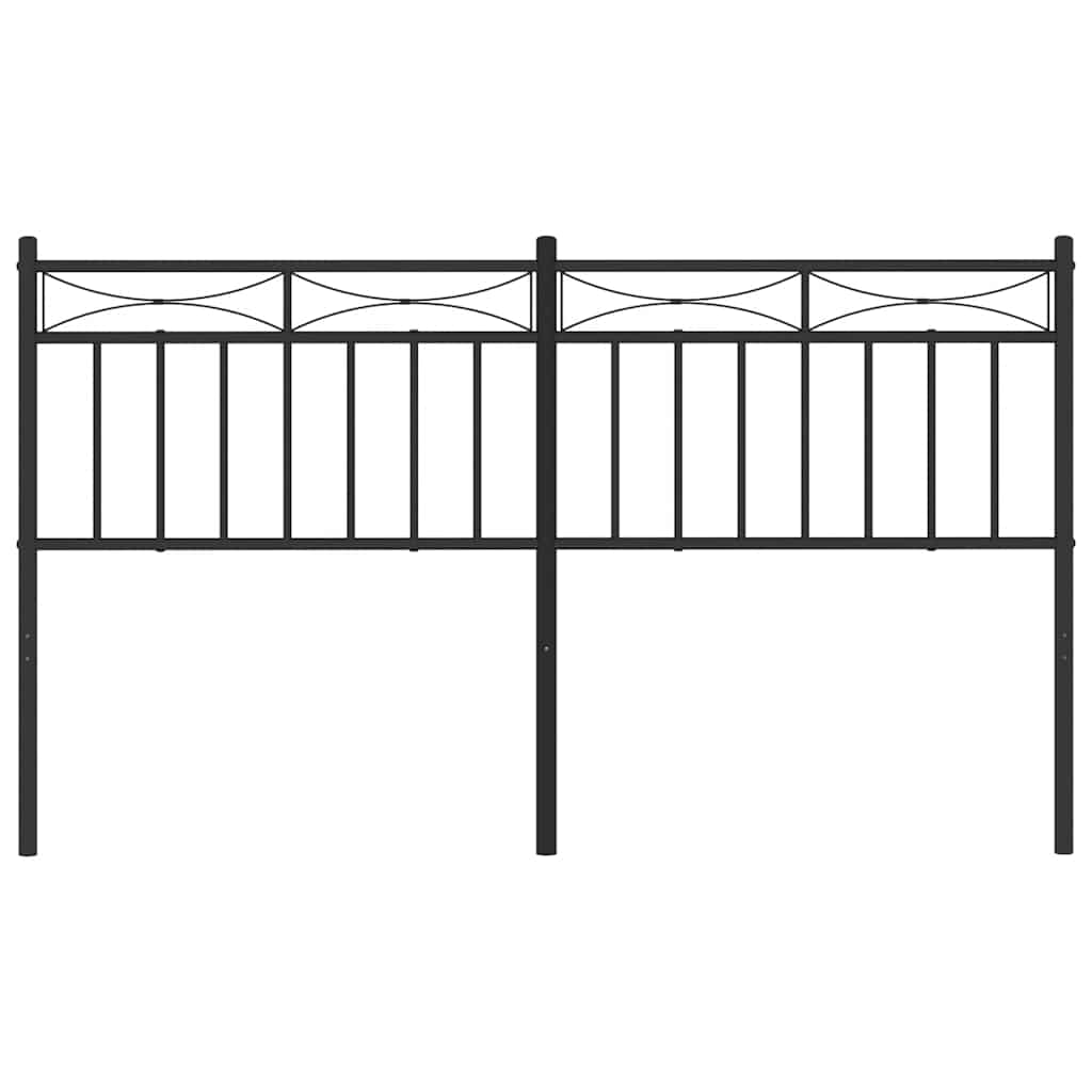 8721012210349_g_en_hd_2 vidaXL Metal Headboard Black 152 cm Queen - Image 4