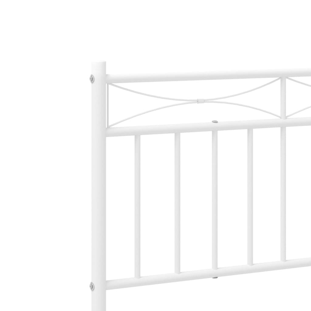 8721012210530_g_en_hd_6 vidaXL Metal Bed Frame without Mattress with Headboard White 183x203 cm King - Image 8