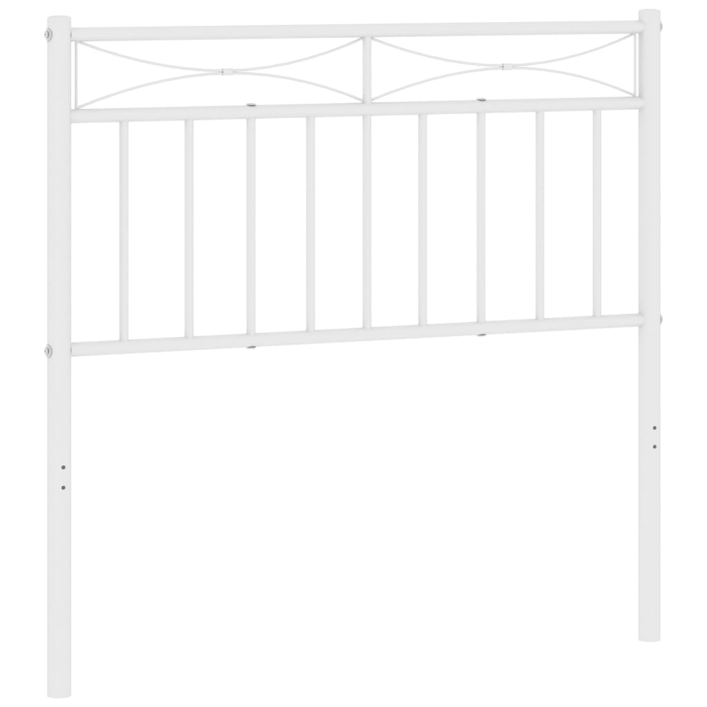 8721012210776_a_en_hd_1 vidaXL Metal Headboard White 90 cm - Image 2