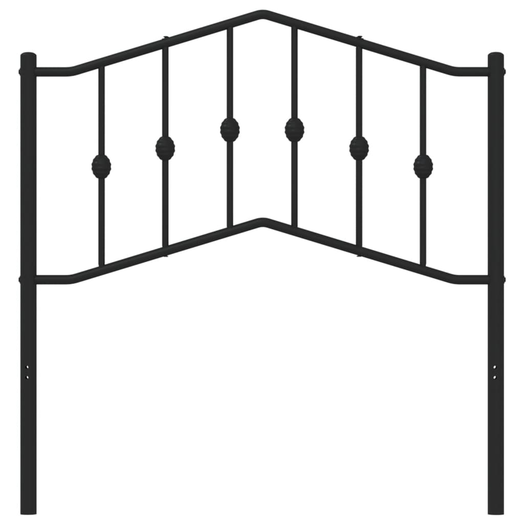 8721012211261_g_en_hd_1 vidaXL Metal Headboard Black 90 cm - Image 2