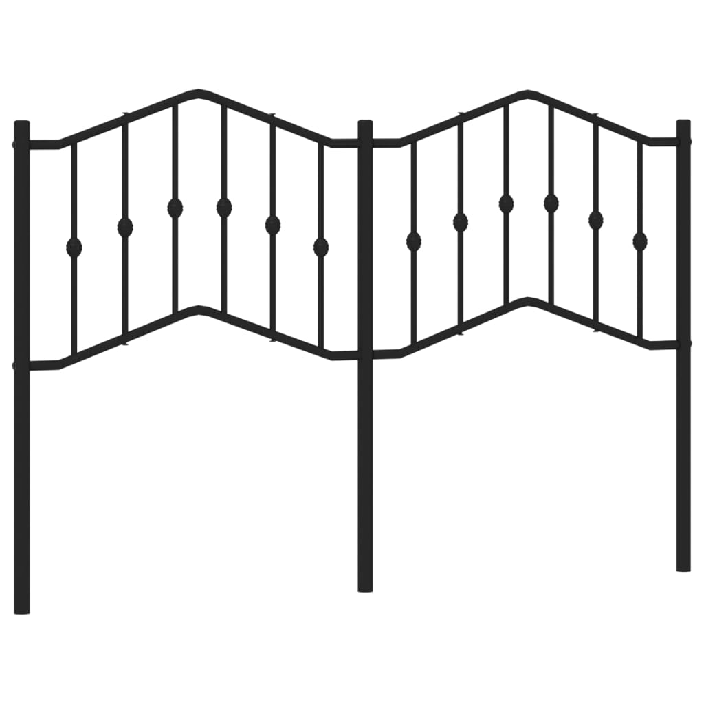 8721012211322_a_en_hd_1 vidaXL Metal Headboard Black 152 cm Queen - Image 2