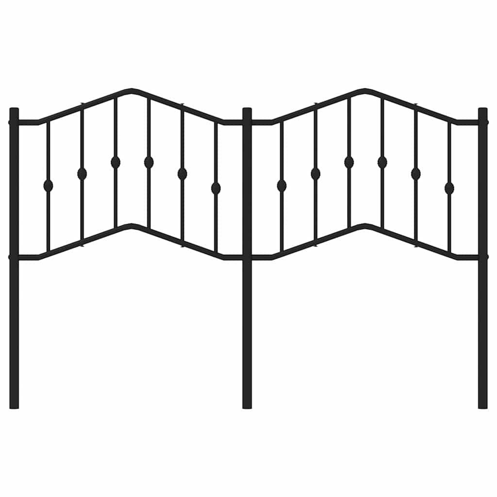8721012211322_g_en_hd_1 vidaXL Metal Headboard Black 152 cm Queen - Image 3