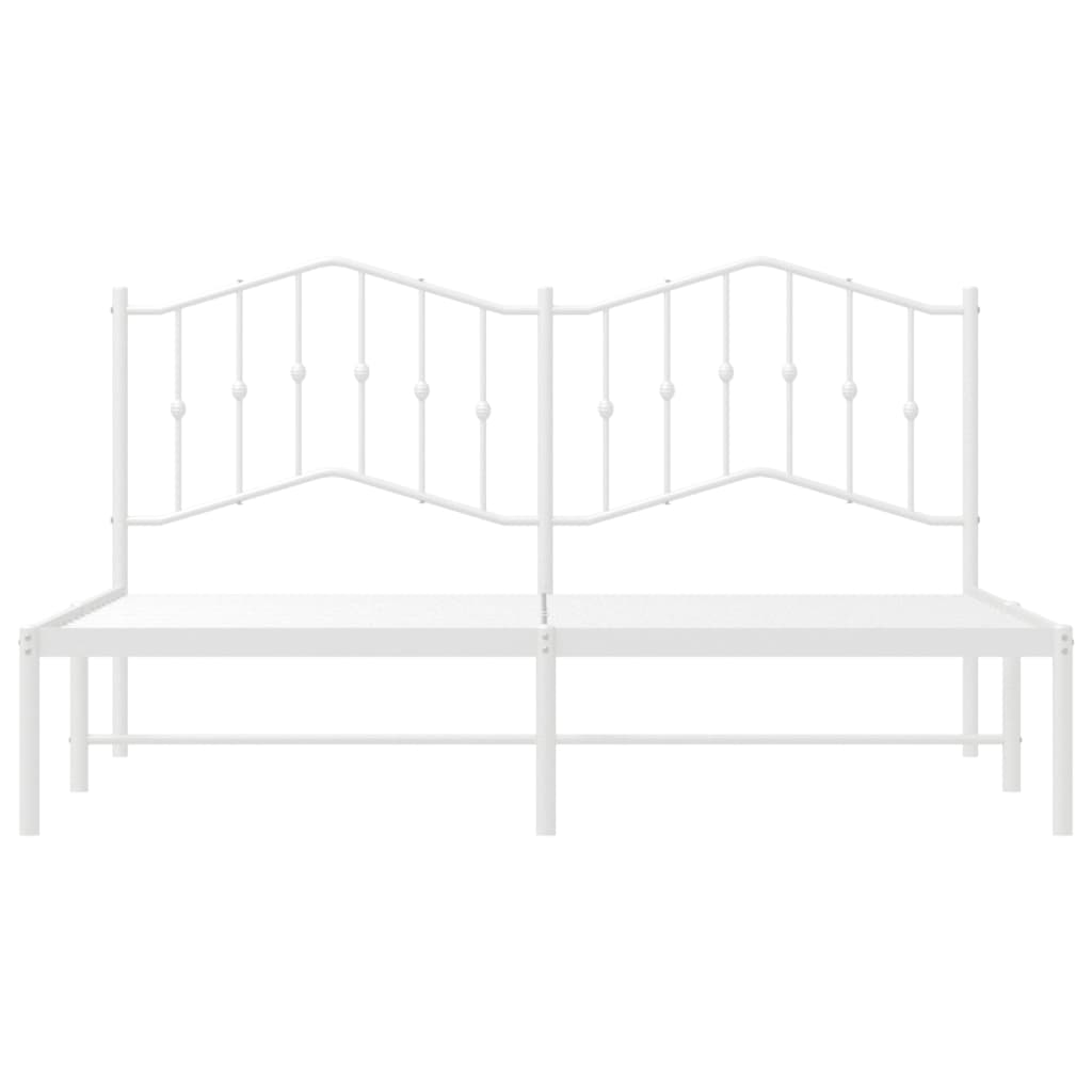8721012211513_g_en_hd_3 vidaXL Metal Bed Frame without Mattress with Headboard White 183x203 cm King - Image 5