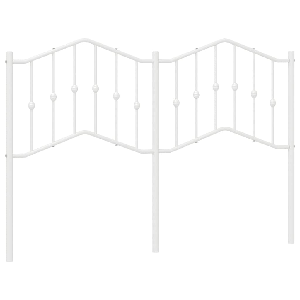 8721012211797_a_en_hd_1 vidaXL Metal Headboard White 137 cm Double - Image 2