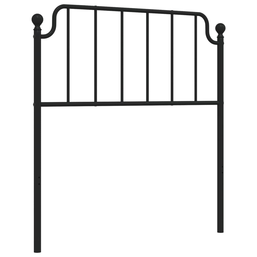 8721012212244_a_en_hd_1 vidaXL Metal Headboard Black 90 cm - Image 2