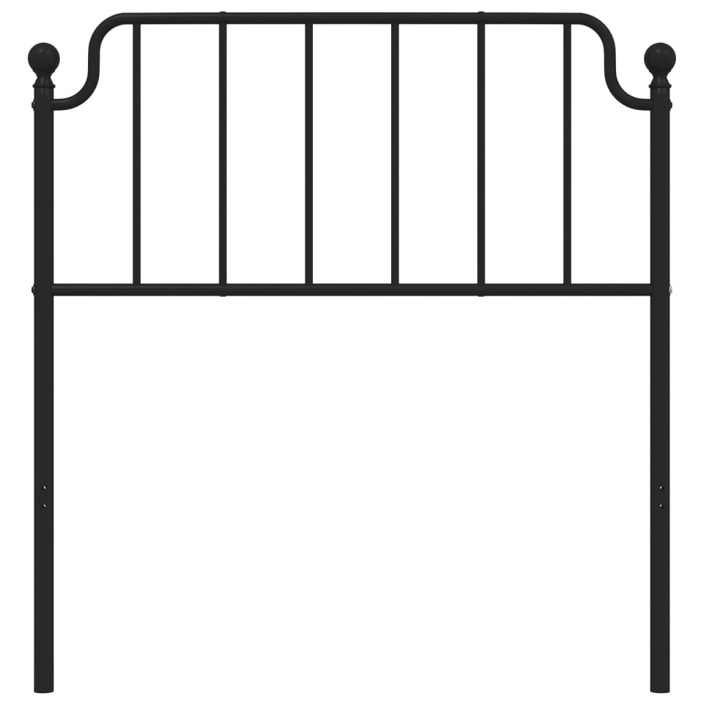 8721012212244_g_en_hd_1 vidaXL Metal Headboard Black 90 cm - Image 3