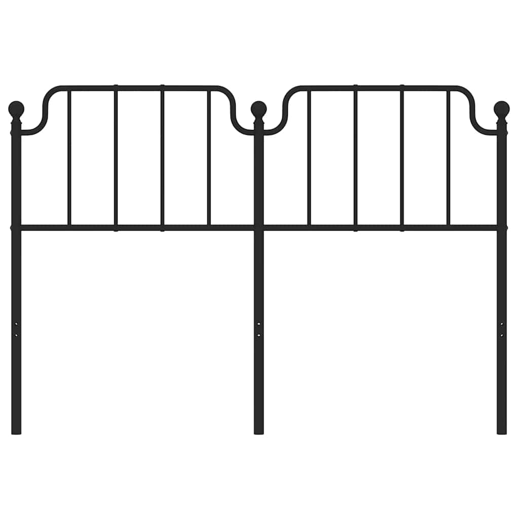 8721012212282_g_en_hd_2 vidaXL Metal Headboard Black 137 cm Double - Image 4