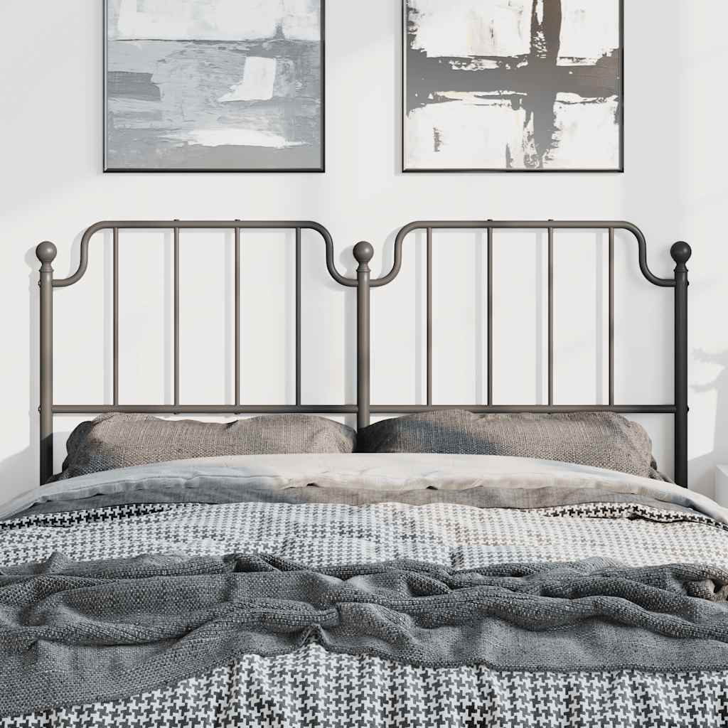 8721012212305_g_en_hd_1 vidaXL Metal Headboard Black 152 cm Queen - Image 3
