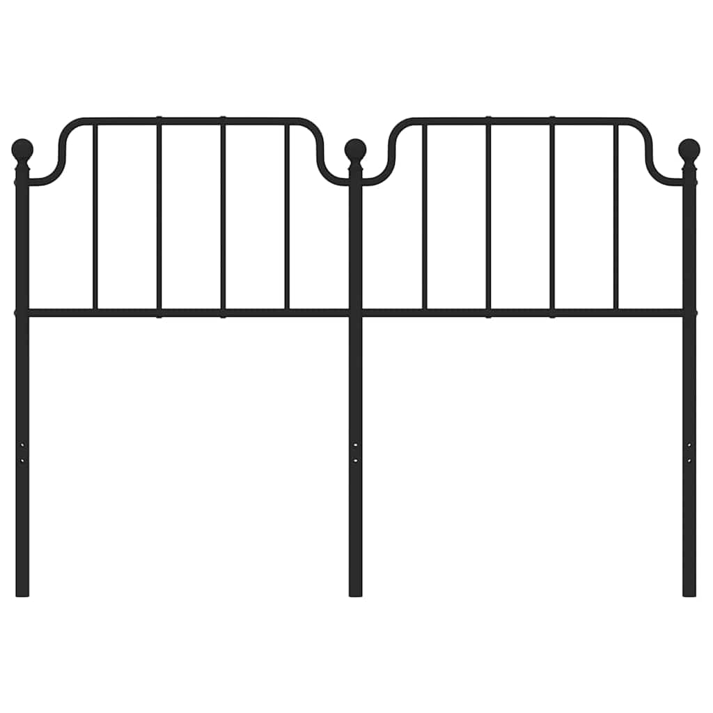 8721012212305_g_en_hd_2 vidaXL Metal Headboard Black 152 cm Queen - Image 4