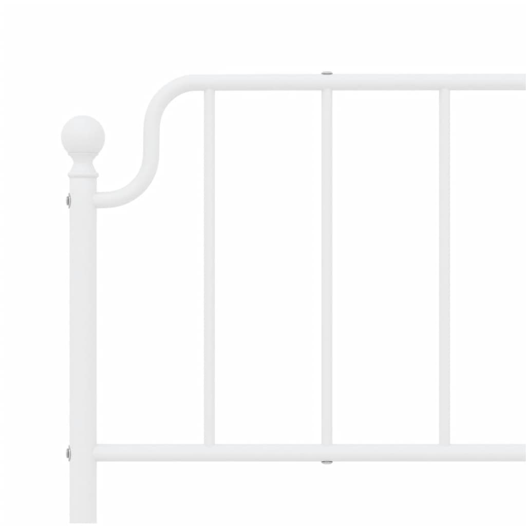 8721012212497_g_en_hd_6 vidaXL Metal Bed Frame without Mattress with Headboard White 183x203 cm King - Image 8