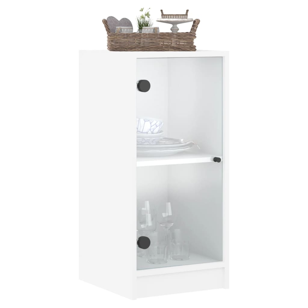 8721012213494_g_en_hd_2 vidaXL Side Cabinet with Glass Doors White 35x37x75.5 cm - Image 5