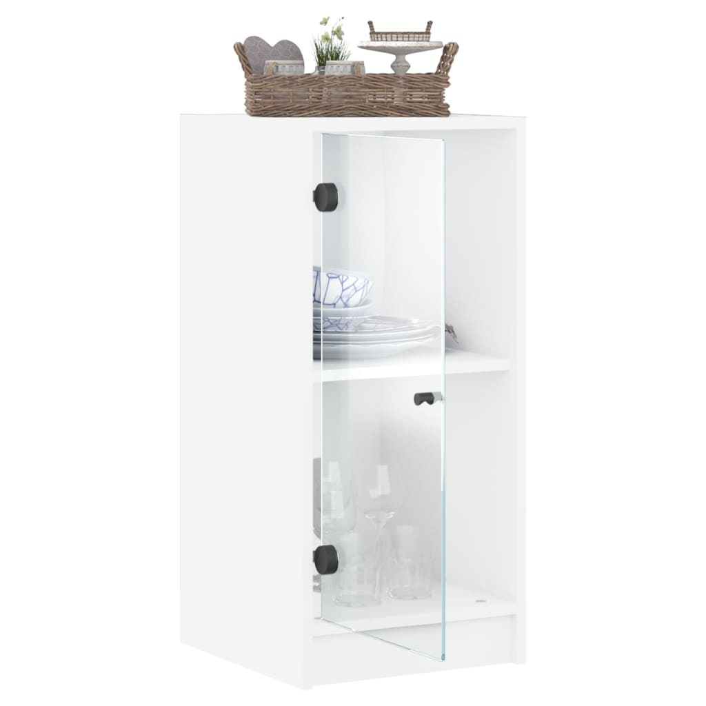 8721012213494_g_en_hd_3 vidaXL Side Cabinet with Glass Doors White 35x37x75.5 cm - Image 6