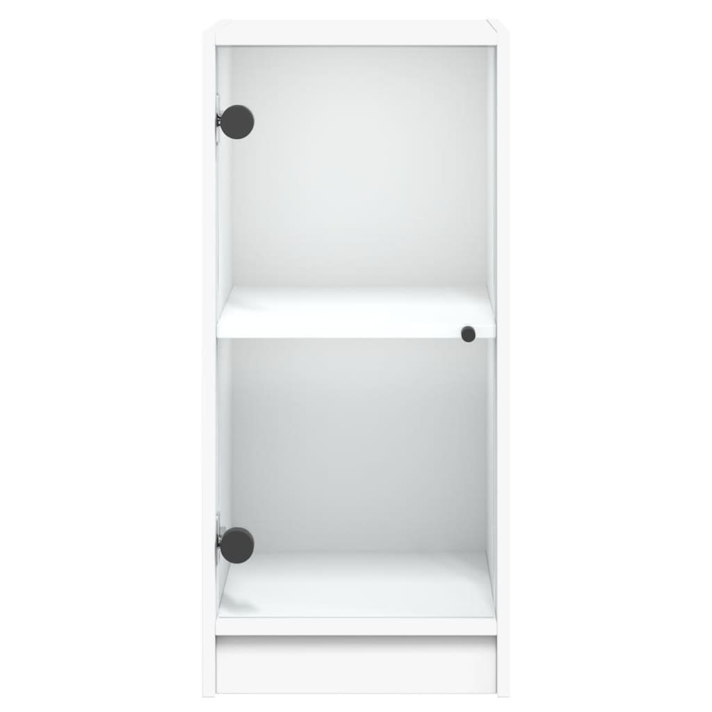 8721012213494_g_en_hd_4 vidaXL Side Cabinet with Glass Doors White 35x37x75.5 cm - Image 7