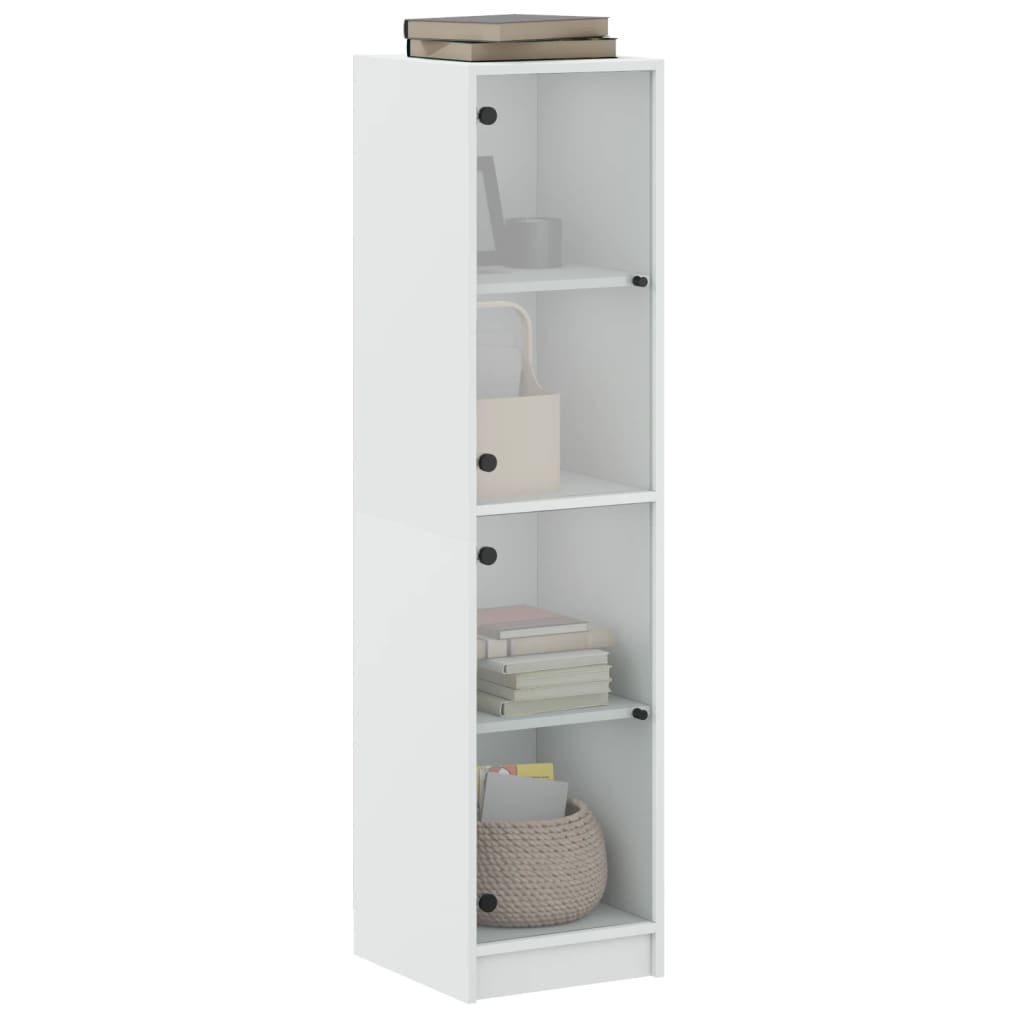 8721012213845_g_en_hd_2 vidaXL Highboard with Glass Doors White 35x37x142 cm - Image 5