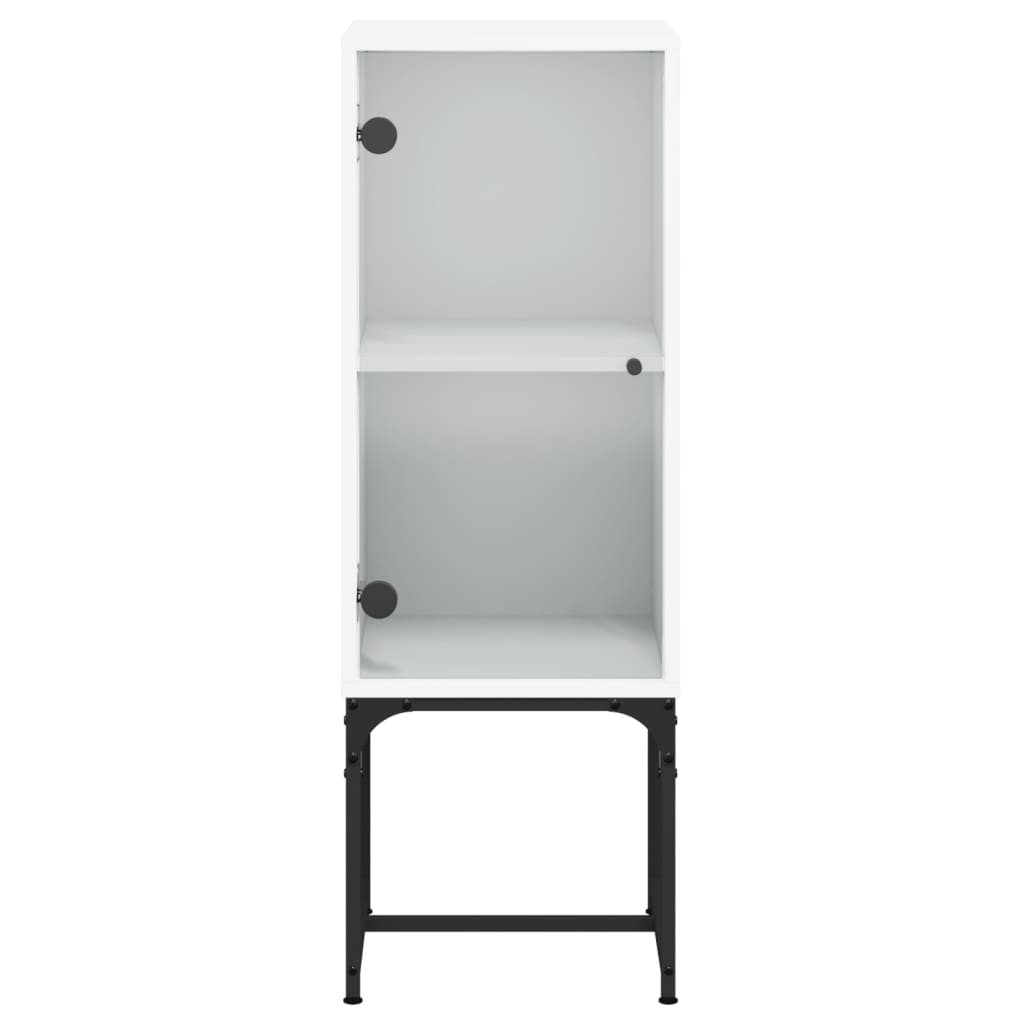 8721012215030_g_en_hd_4 vidaXL Side Cabinet with Glass Doors White 35x37x100 cm - Image 7