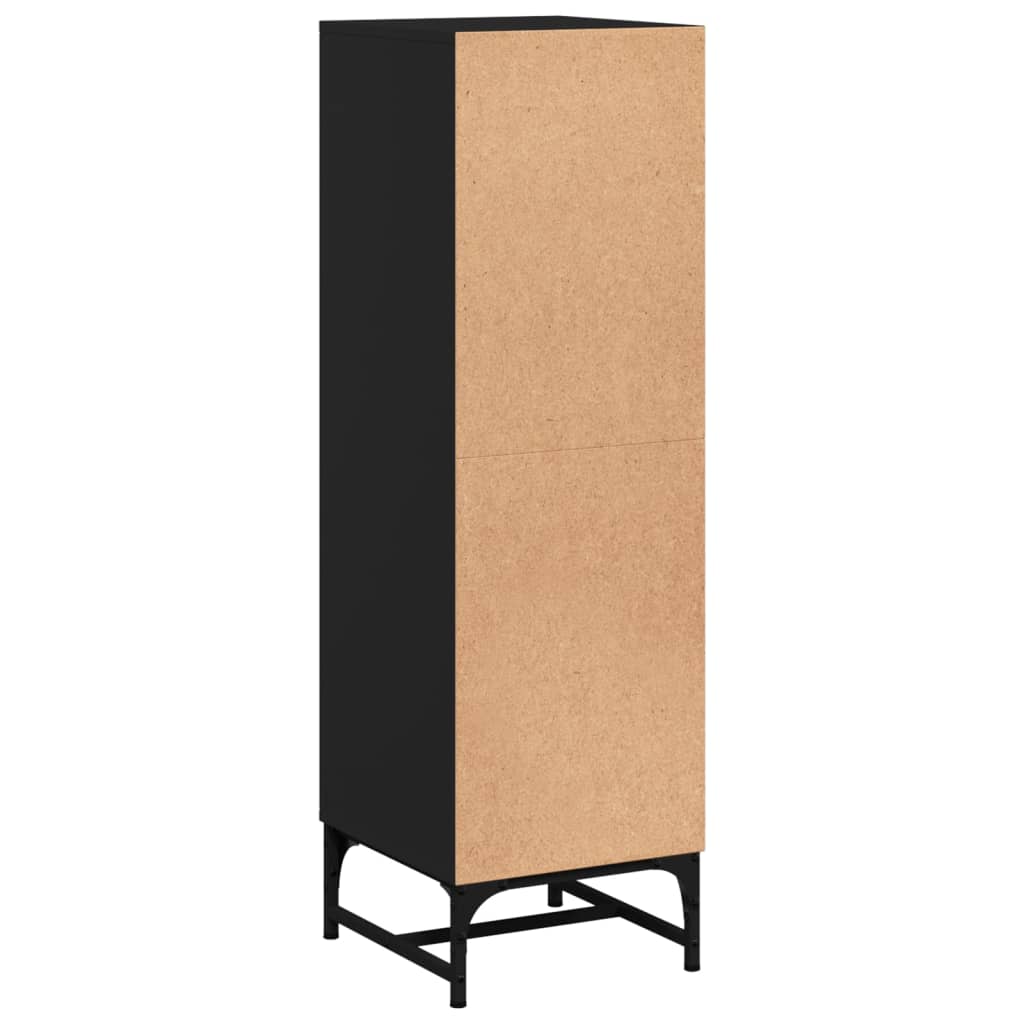 8721012215115_g_en_hd_6 vidaXL Highboard with Glass Doors Black 35x37x120 cm - Image 9