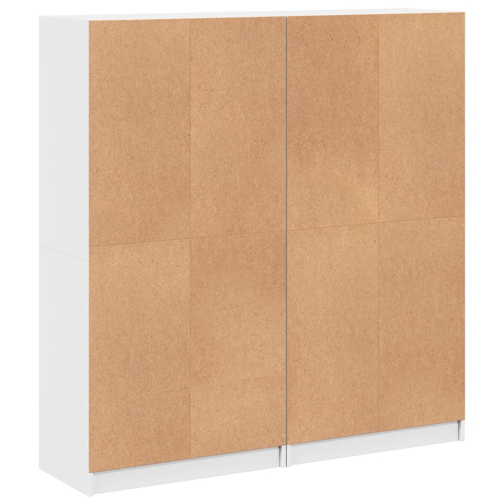 8721012216143_g_en_hd_7 vidaXL Bookcase with Doors White 136x37x142 cm Engineered Wood - Image 10