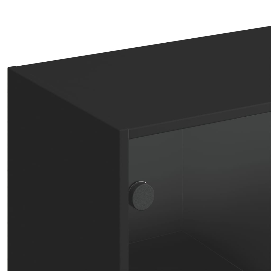 8721012216150_g_en_hd_8 vidaXL Bookcase with Doors Black 136x37x142 cm Engineered Wood - Image 11