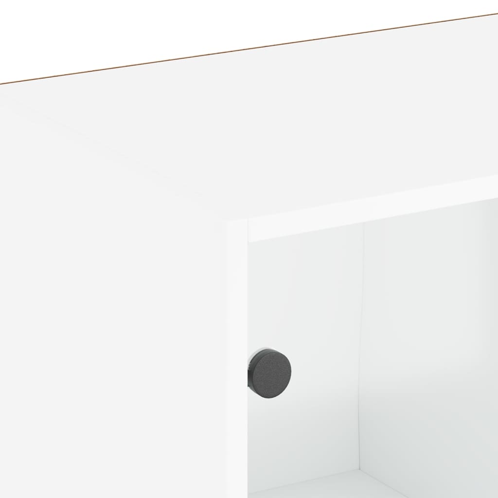 8721012216211_g_en_hd_7 vidaXL Bookcase with Doors White 204x37x75 cm Engineered Wood - Image 10