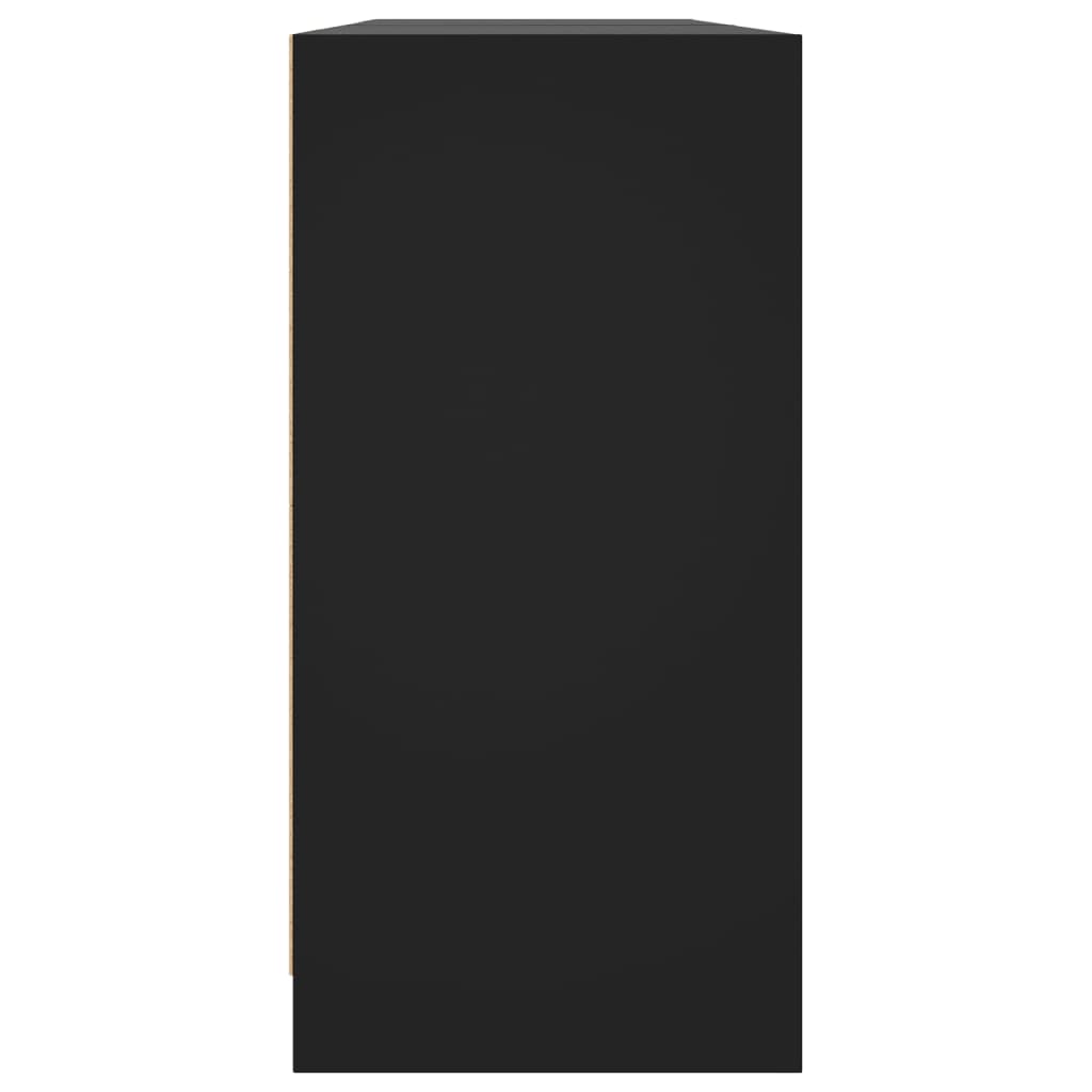 8721012216228_g_en_hd_5 vidaXL Bookcase with Doors Black 204x37x75 cm Engineered Wood - Image 8
