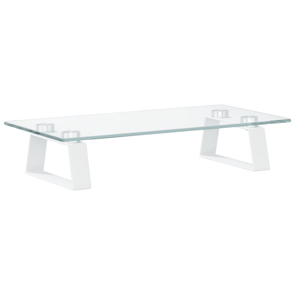 8721012216358_g_en_hd_4 vidaXL Monitor Stand White 40x20x8 cm Tempered Glass and Metal - Image 6