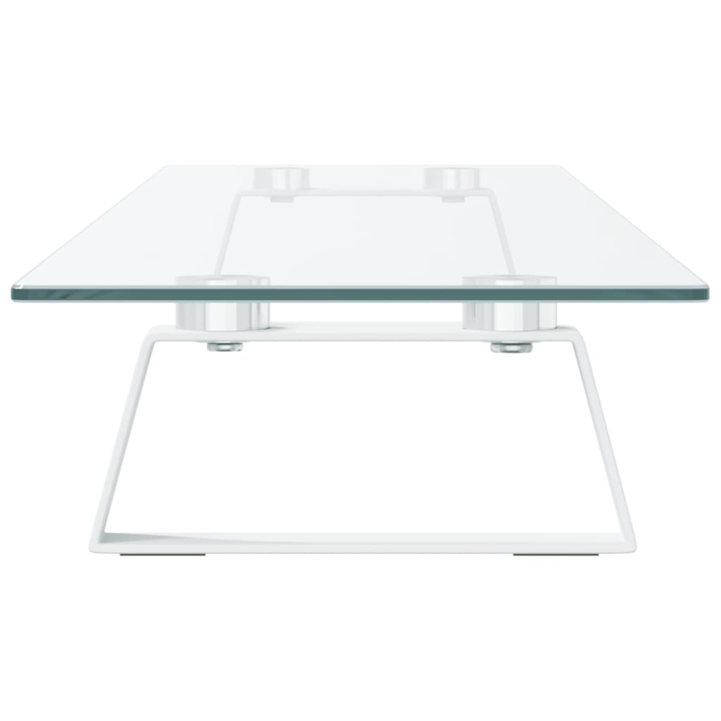 8721012216389_g_en_hd_3 vidaXL Monitor Stand White 100x20x8 cm Tempered Glass and Metal - Image 5