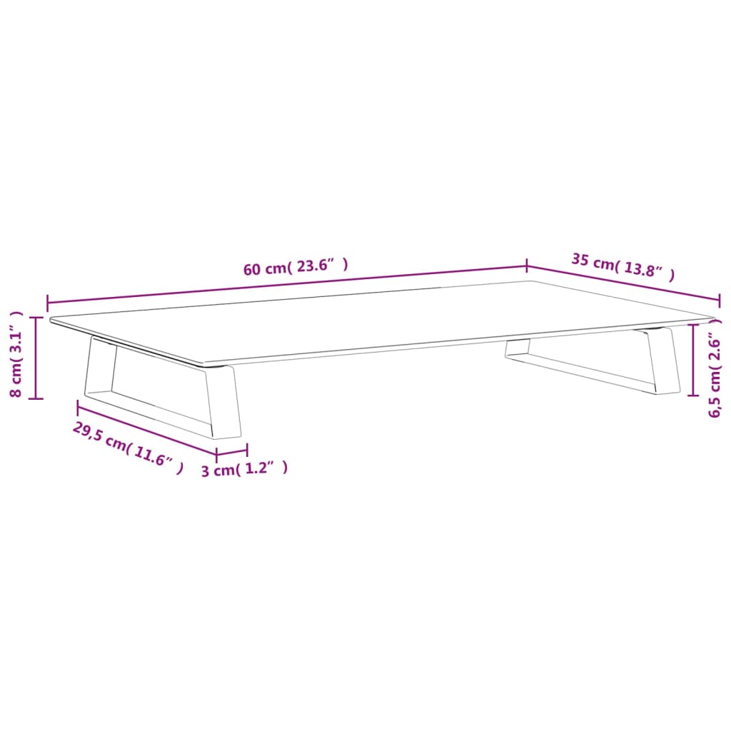 8721012216402_g_en_hd_6 vidaXL Monitor Stand White 60x35x8 cm Tempered Glass and Metal - Image 8