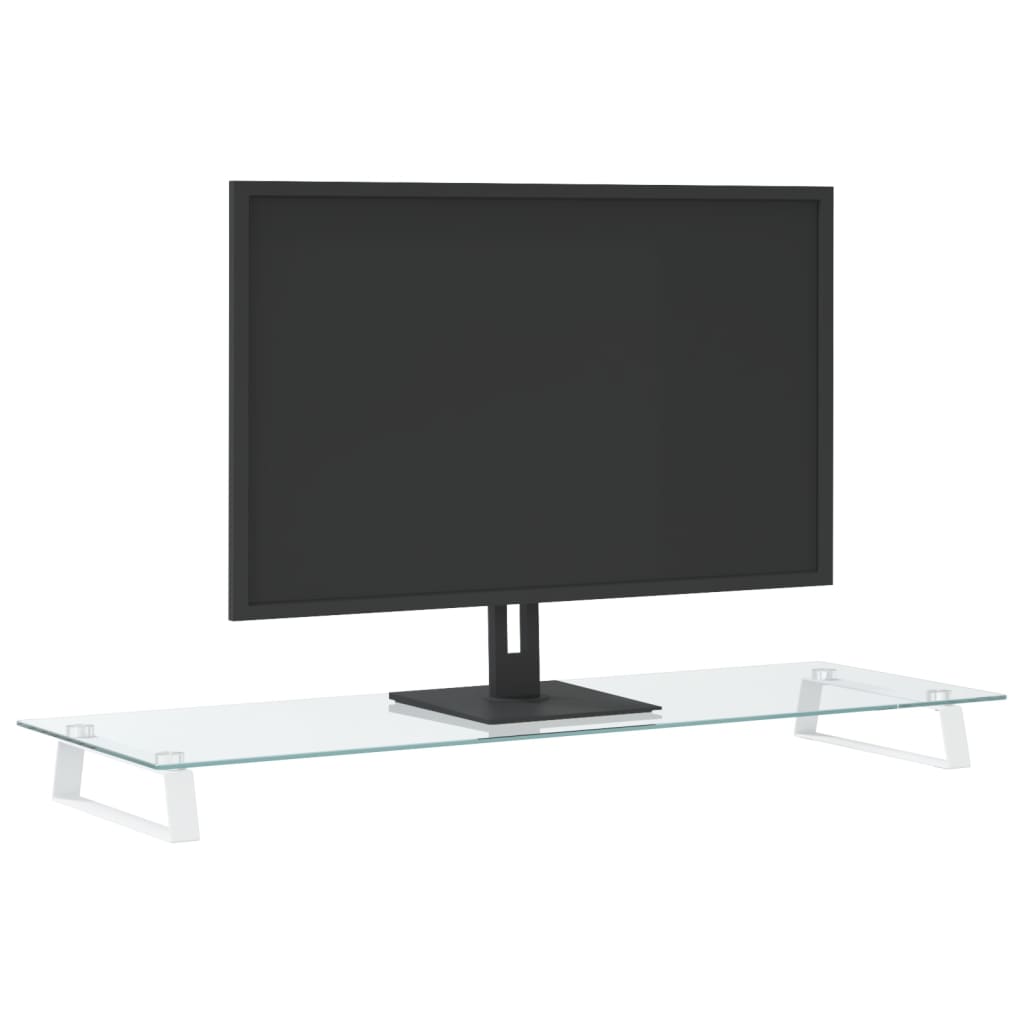 8721012216426_g_en_hd_1 vidaXL Monitor Stand White 100x35x8 cm Tempered Glass and Metal - Image 3