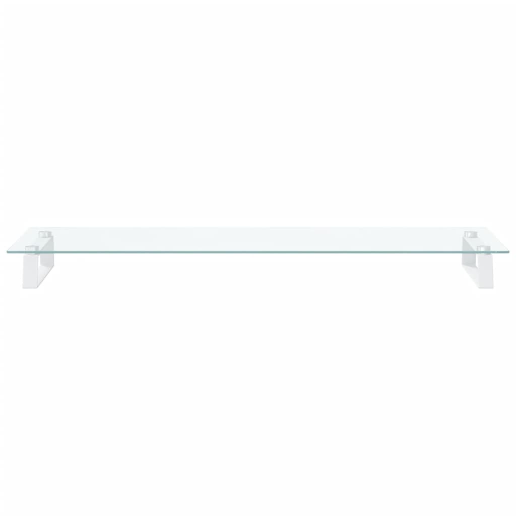 8721012216426_g_en_hd_2 vidaXL Monitor Stand White 100x35x8 cm Tempered Glass and Metal - Image 4