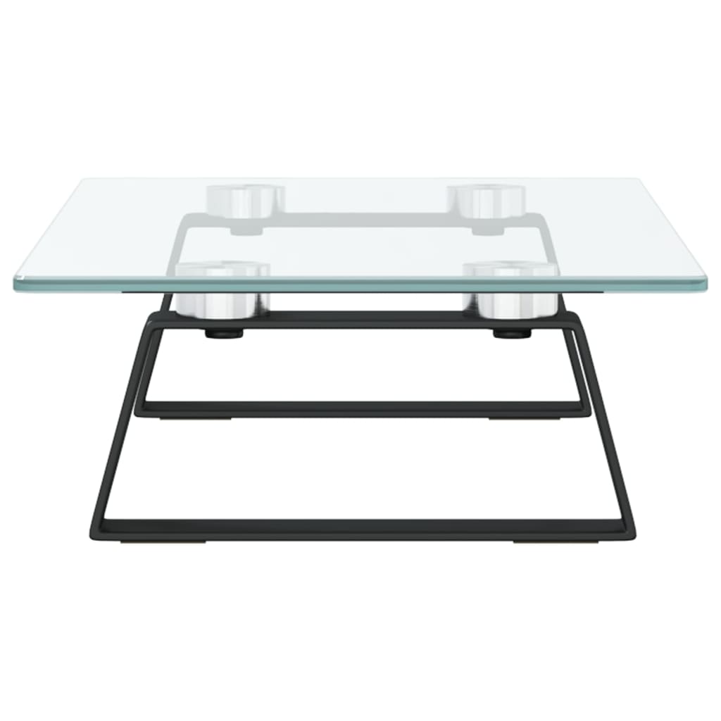 8721012216433_g_en_hd_3 vidaXL Monitor Stand Black 40x20x8 cm Tempered Glass and Metal - Image 5