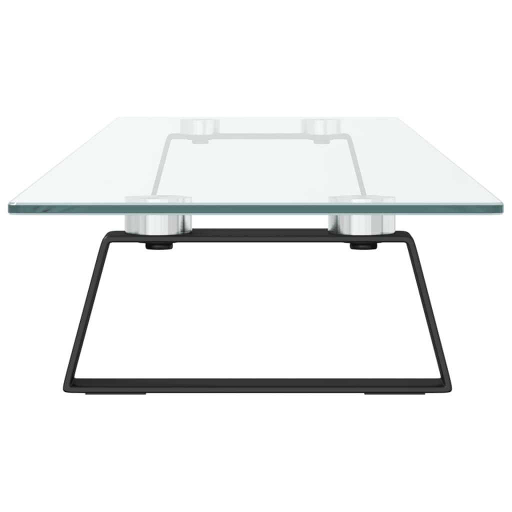 8721012216464_g_en_hd_3 vidaXL Monitor Stand Black 100x20x8 cm Tempered Glass and Metal - Image 5