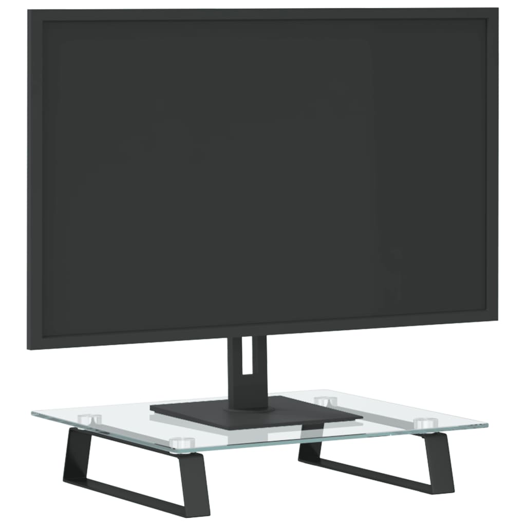 8721012216471_g_en_hd_1 vidaXL Monitor Stand Black 40x35x8 cm Tempered Glass and Metal - Image 3