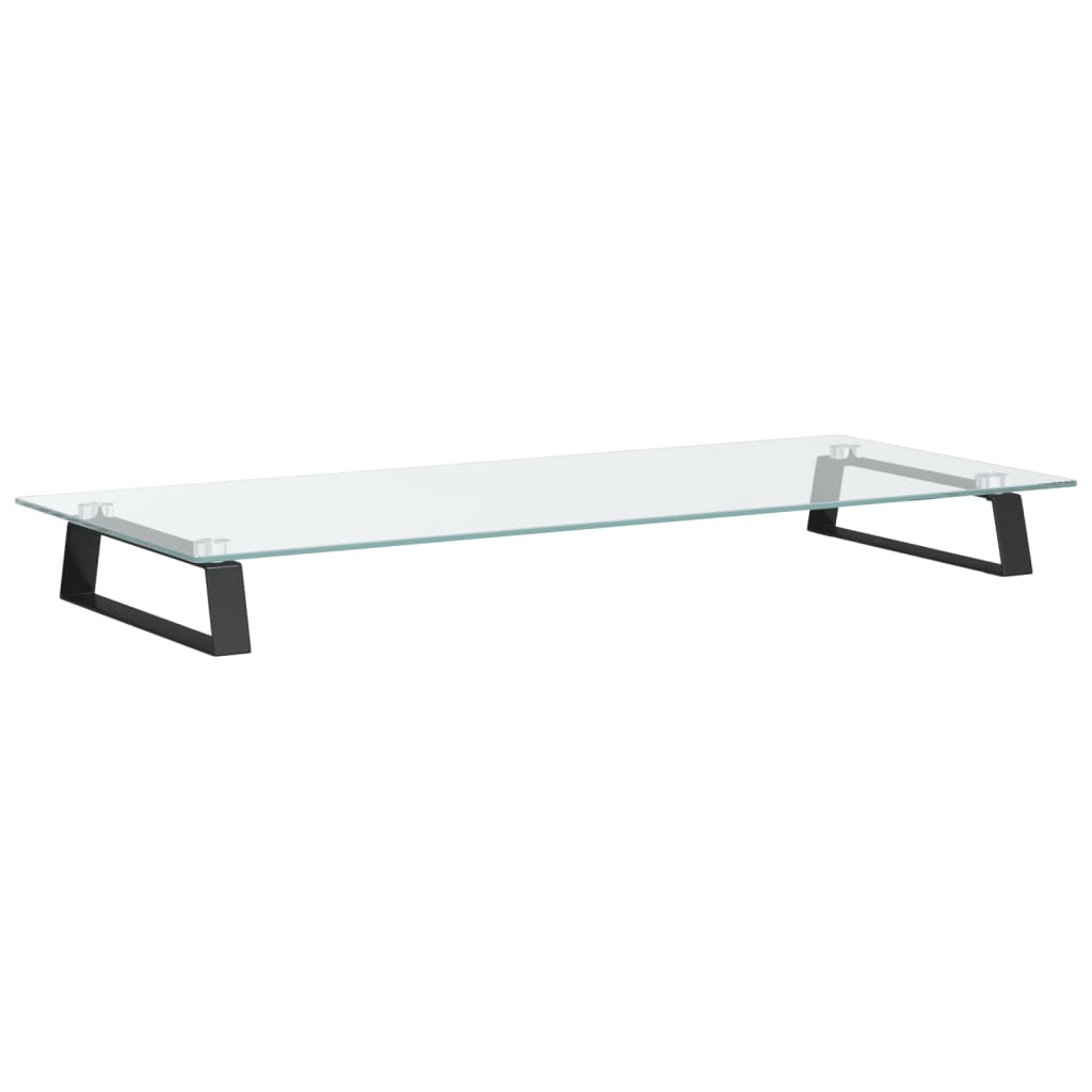 8721012216495_a_en_hd_1 vidaXL Monitor Stand Black 80x35x8 cm Tempered Glass and Metal - Image 2