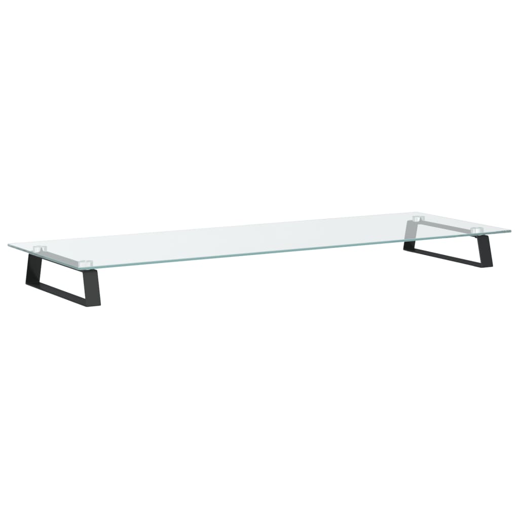 8721012216501_a_en_hd_1 vidaXL Monitor Stand Black 100x35x8 cm Tempered Glass and Metal - Image 2