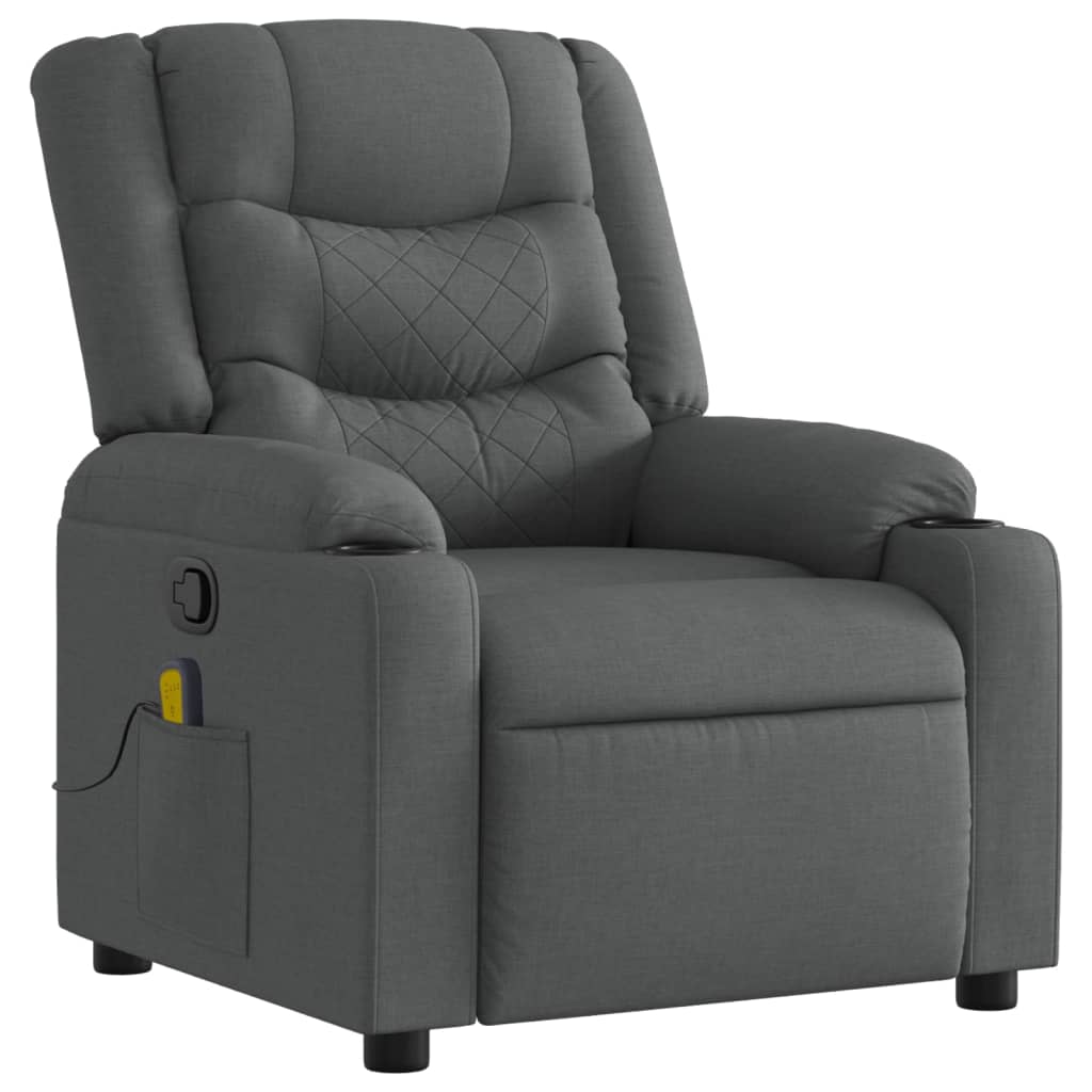 8721012220652_g_en_hd_1 vidaXL Massage Recliner Chair Dark Grey Fabric - Image 3