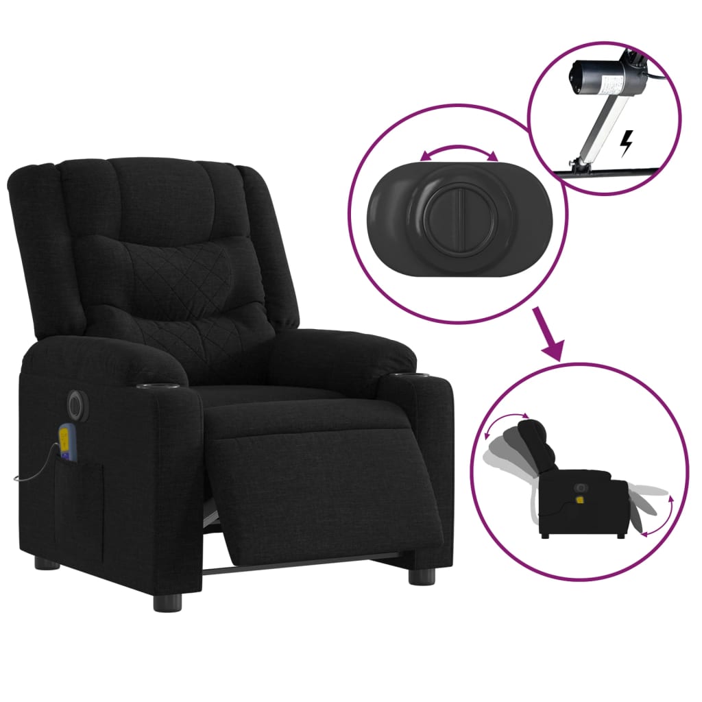 8721012220690_g_en_hd_3 vidaXL Electric Massage Recliner Chair Black Fabric - Image 5