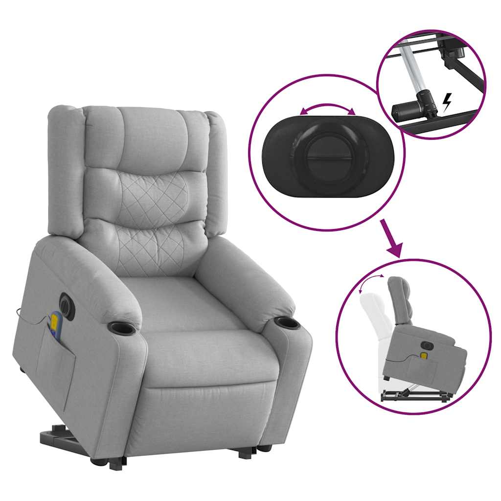 8721012220737_g_en_hd_9 vidaXL Electric Stand up Massage Recliner Chair Light Grey Fabric - Image 11