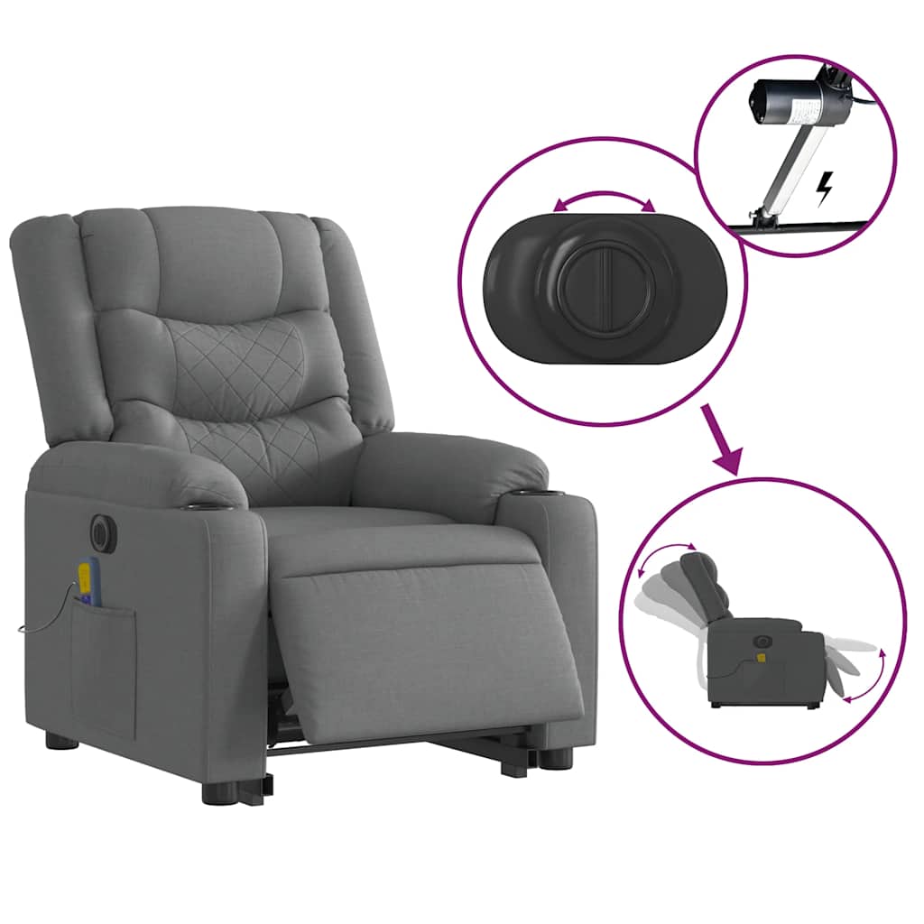 8721012220744_g_en_hd_4 vidaXL Electric Stand up Massage Recliner Chair Dark Grey Fabric - Image 6