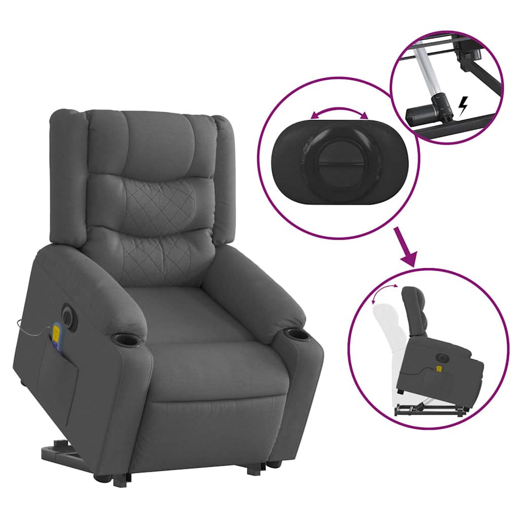 8721012220744_g_en_hd_9 vidaXL Electric Stand up Massage Recliner Chair Dark Grey Fabric - Image 11